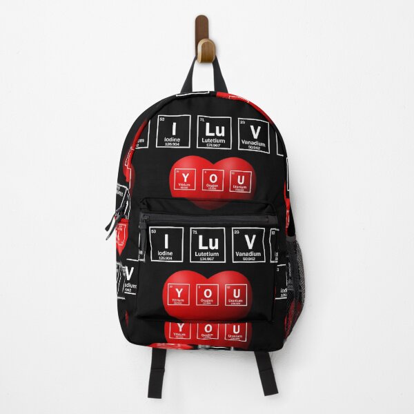 Item preview, I LUV YOU chemical elements and red heart designed and sold by patriotazx.