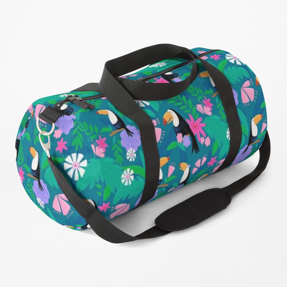 tropical duffle bag