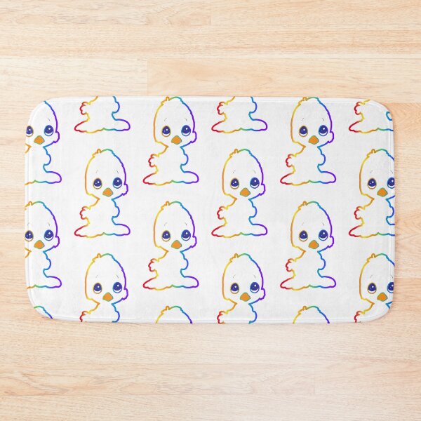 Item preview, Rainbow Ducking outline designed and sold by Orchyd.