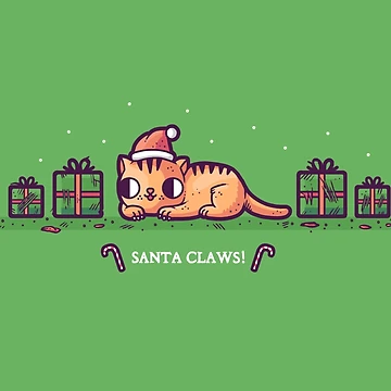 Artwork thumbnail, Santa Claws by Randyotter