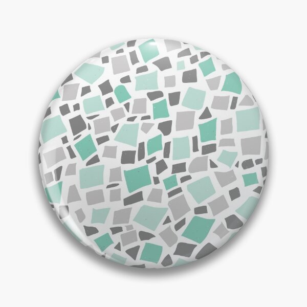 Artikelvorschau, Broken Tiles Mosaic Pattern Cooler grüner Hintergrund GC-120-1 entworfen und verkauft von GraphicCharms.