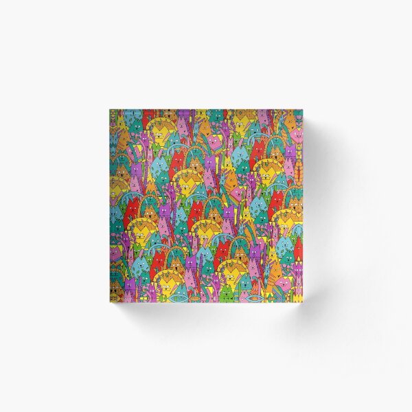 Pawsome Furballs Acrylic Block