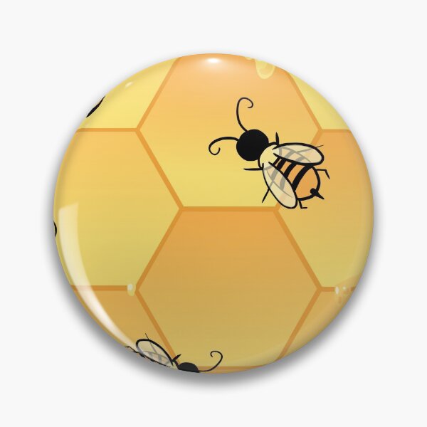 Artikelvorschau, Honey Hive Fliese dekoriert große Version entworfen und verkauft von cu-b3.