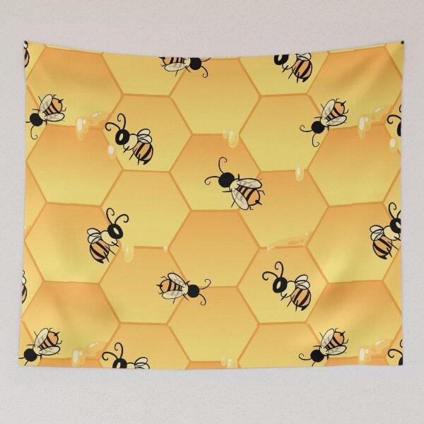 Item preview, Honey Hive tile decorated big version designed and sold by cu-b3.