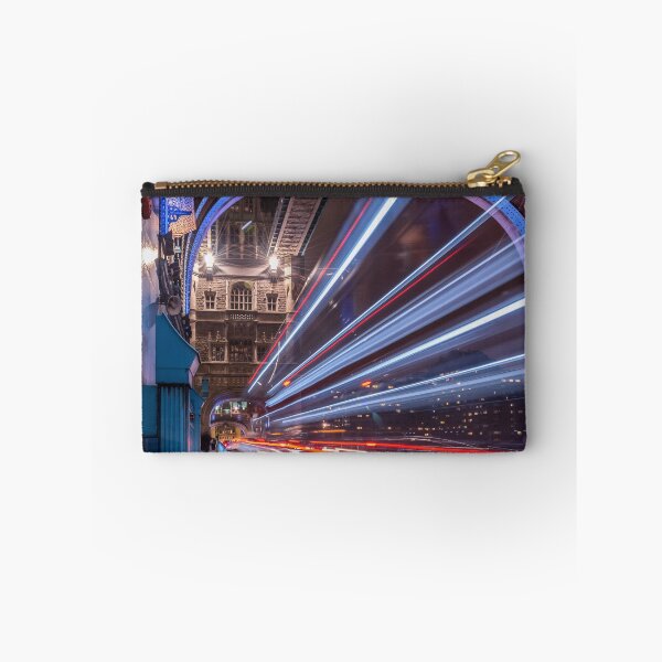 Item preview, Light trails along Tower Bridge London designed and sold by RezieMart.
