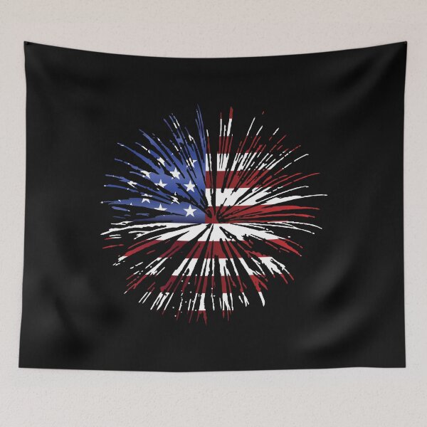 Item preview, 4th July American Flag Print, USA Patriotic  designed and sold by trendyshopy.