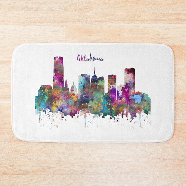 Artikelvorschau,  Skyline von Oklahoma entworfen und verkauft von Rosaliartbook.