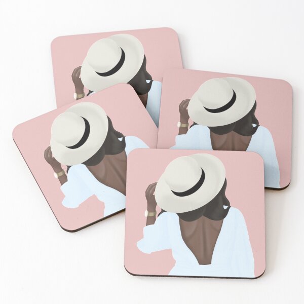 Item preview, Woman in White Dress and Sun hat designed and sold by illymlin.
