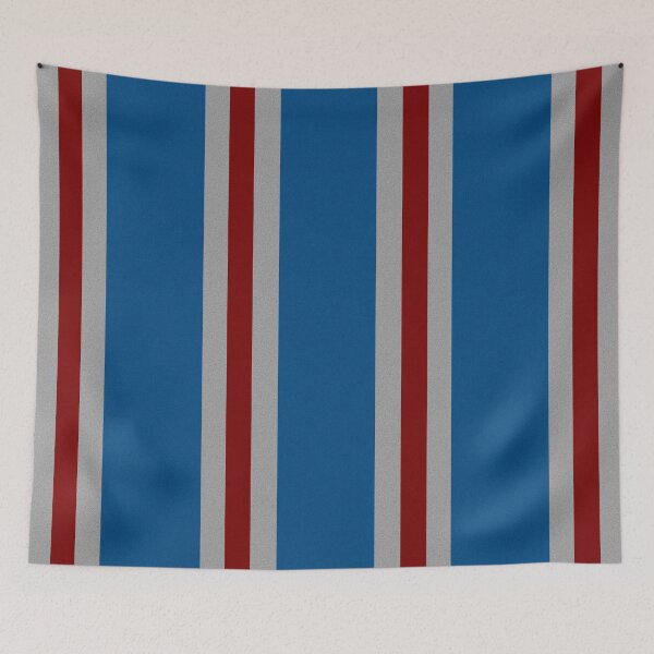 Item preview, Decorative Red And Blue Stripped designed and sold by FantasySkyArt.