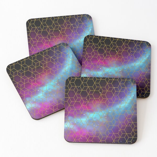 Item preview, Galaxy with cubes designed and sold by The Pattern Mill.