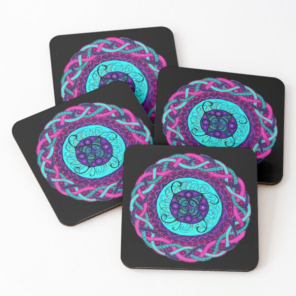Item preview, Celtic purples and turquoise mandala designed and sold by JWRocks.