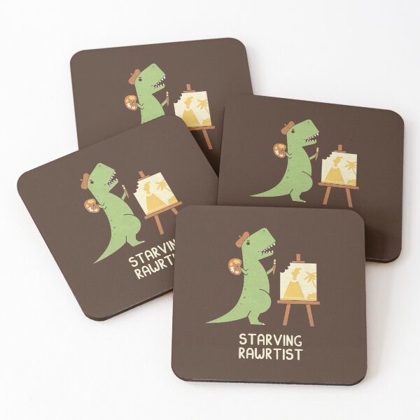 Item preview, Starving Rawrtist designed and sold by HandsOffMyDinosaur.