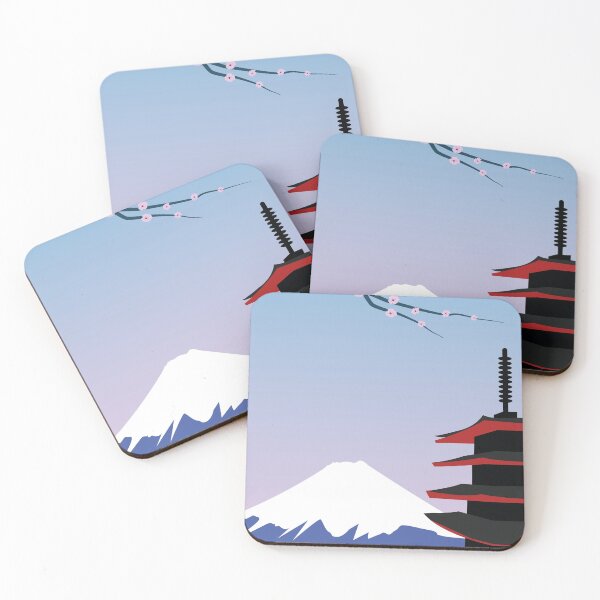 Item preview, Mt. Fuji Flat Design designed and sold by myberrytale.