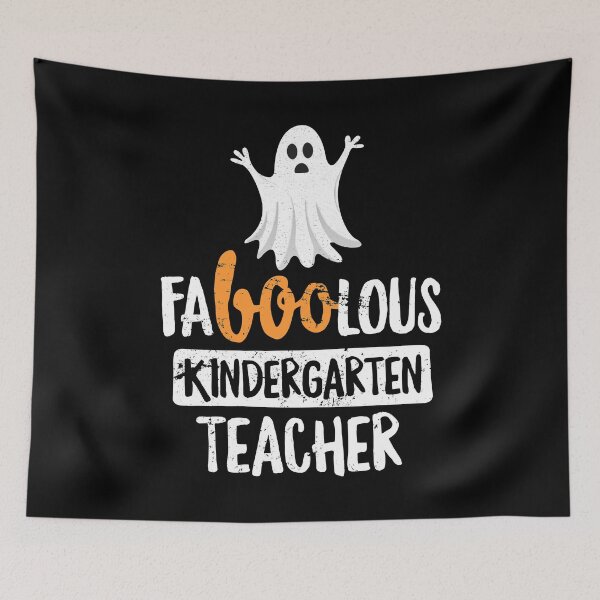 Item preview, Faboolous (Fabulous) Kindergarten Teacher Halloween T-Shirt designed and sold by 14thFloor.
