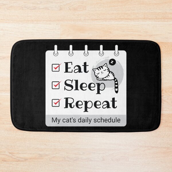 Item preview, My cat's daily schedule designed and sold by marcosty.