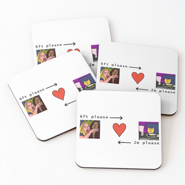 Item preview, Woman Yelling at Cat Memes Social Distancing designed and sold by ellenhenry.