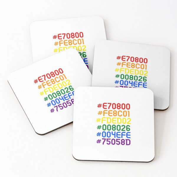 Item preview, LGBT+ Hex Code Flag designed and sold by SpookyWoosh.