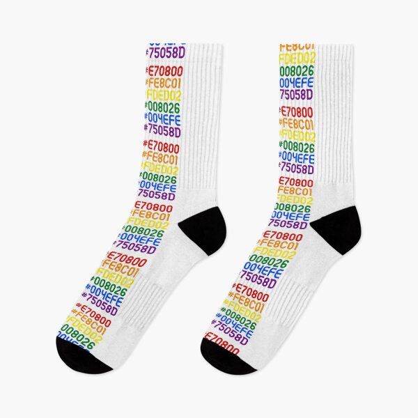 Item preview, LGBT+ Hex Code Flag designed and sold by SpookyWoosh.