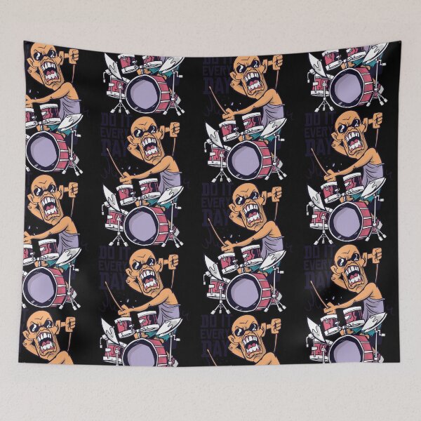 Item preview, drummer cartoon quote  designed and sold by pirminio.
