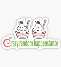 Doctor Horrible Crazy Random Happenstance Sticker