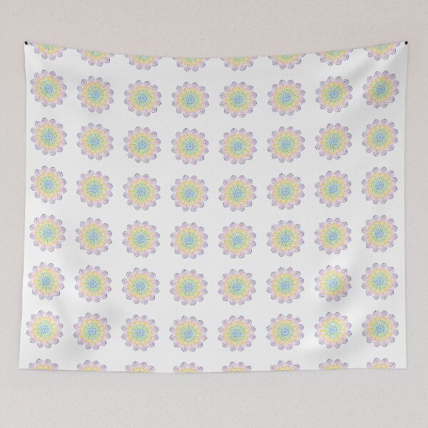 Item preview, Dot Mandala Rainbow Flower  designed and sold by Shine Design Blossom.