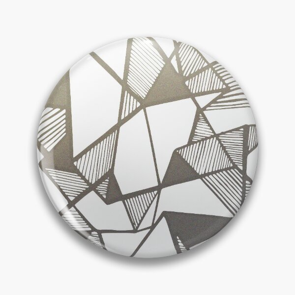 Item preview, Geometric metallic triangles abstract designed and sold by Carolina Salazar.