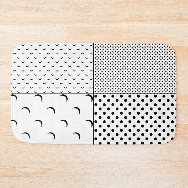 Item preview, Black White Polka Dot Multi Pattern designed and sold by wordznart.