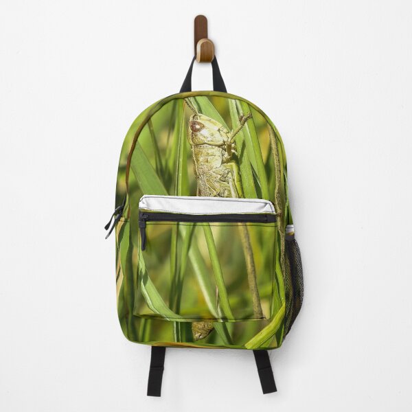 Item preview, Camouflage of grasshopper on grass designed and sold by RezieMart.