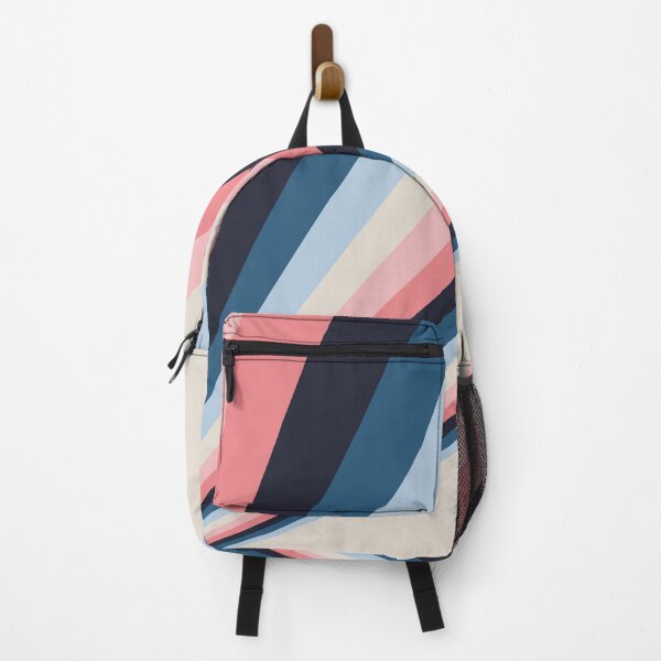 Item preview, Rays of Color Pink Blue Stripe Pattern Gradient designed and sold by wordznart.