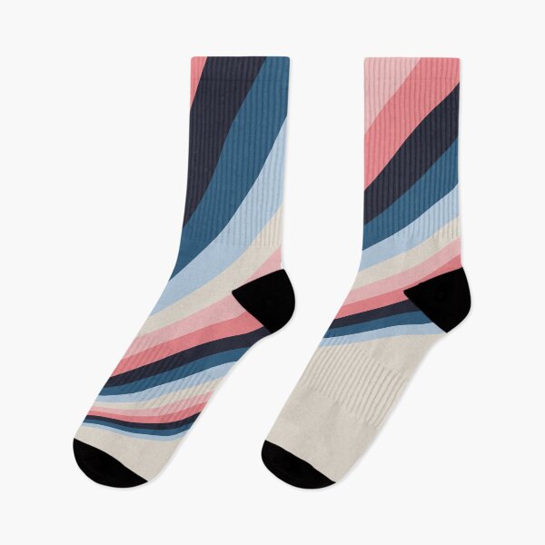 Artikelvorschau, Strahlen der Farbe Pink Blue Stripe Pattern Gradient entworfen und verkauft von wordznart.