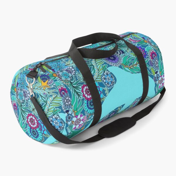 Item preview, Dolphin in Floral Ocean || Nature || Ocean || Sea designed and sold by Hilary Leslie.