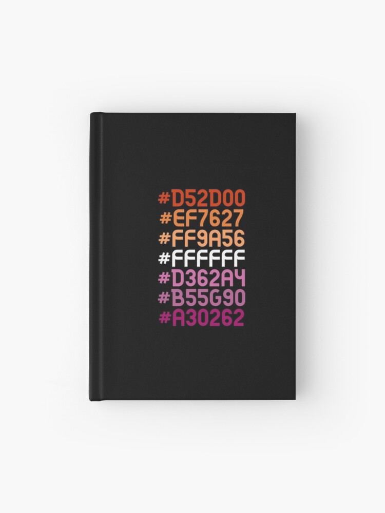 Lesbian Hex Code Flag (New)