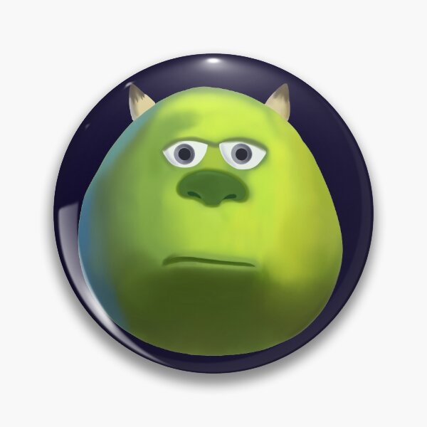 Item preview, Mike Wazowski meme face designed and sold by GoolPictures.