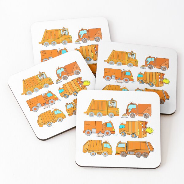 Item preview, Kids Garbage Trucks Trash Vehicles Rubbish Collection designed and sold by samshirts.