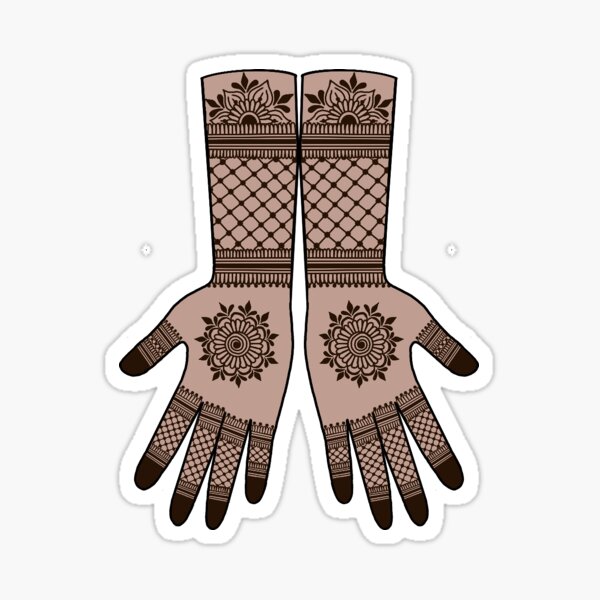 Henna Mehndi stencil Stickers temporary Tattoos