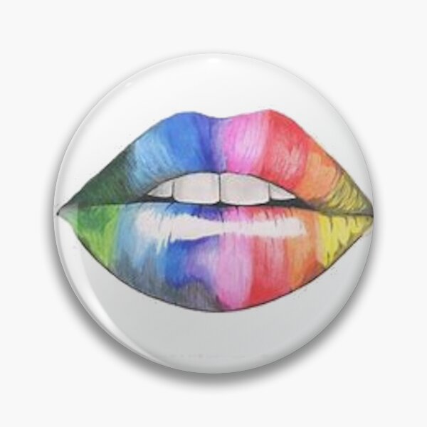 Item preview, beautiful kissable rainbow lips designed and sold by serene-dad.