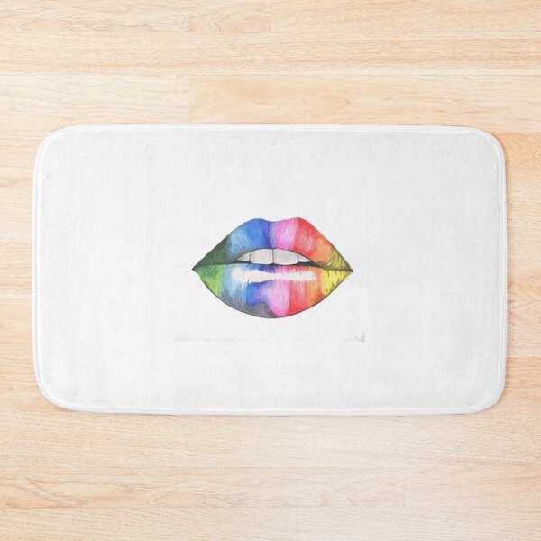 Item preview, beautiful kissable rainbow lips designed and sold by serene-dad.