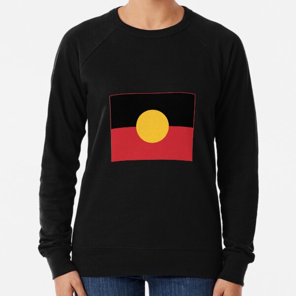 Australian Aboriginal Flag #9 Lightweight Sweatshirt