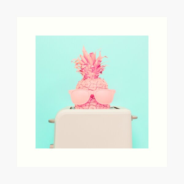 Pineapple toaster Art Print