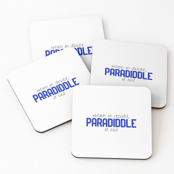 Item preview, Paradiddle Tapper Blue designed and sold by UniqueDancer.