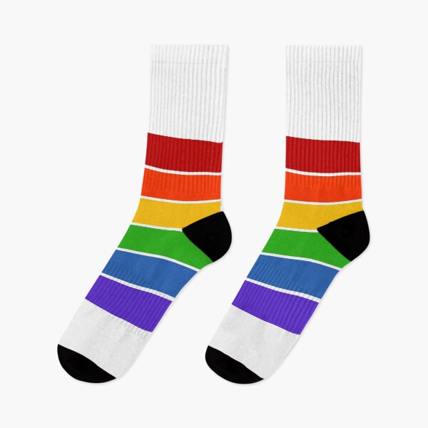 Item preview, White Rainbow Stripes designed and sold by wordznart.