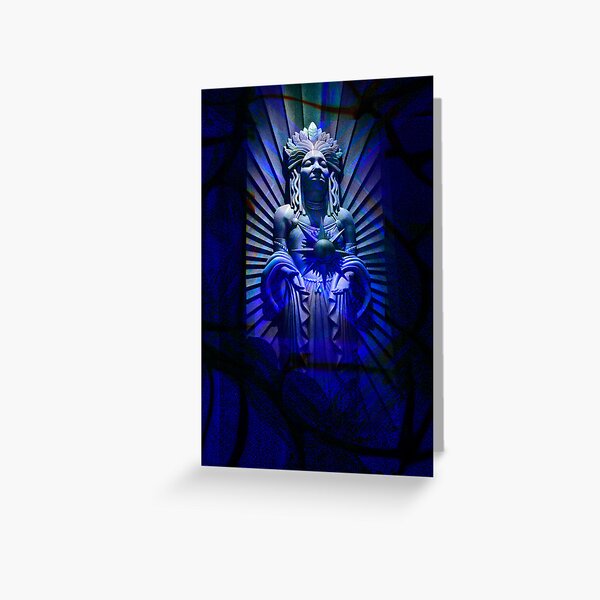 Surreal Goddess Greeting Card