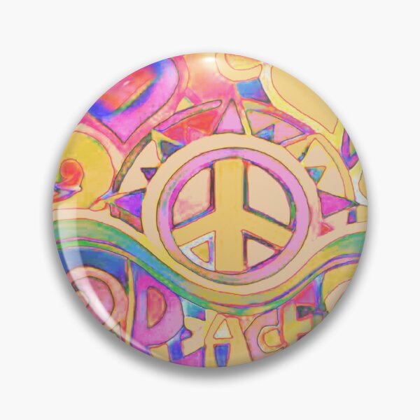 Item preview, Pastel Hippy Trippy Peace Art designed and sold by Alondra.