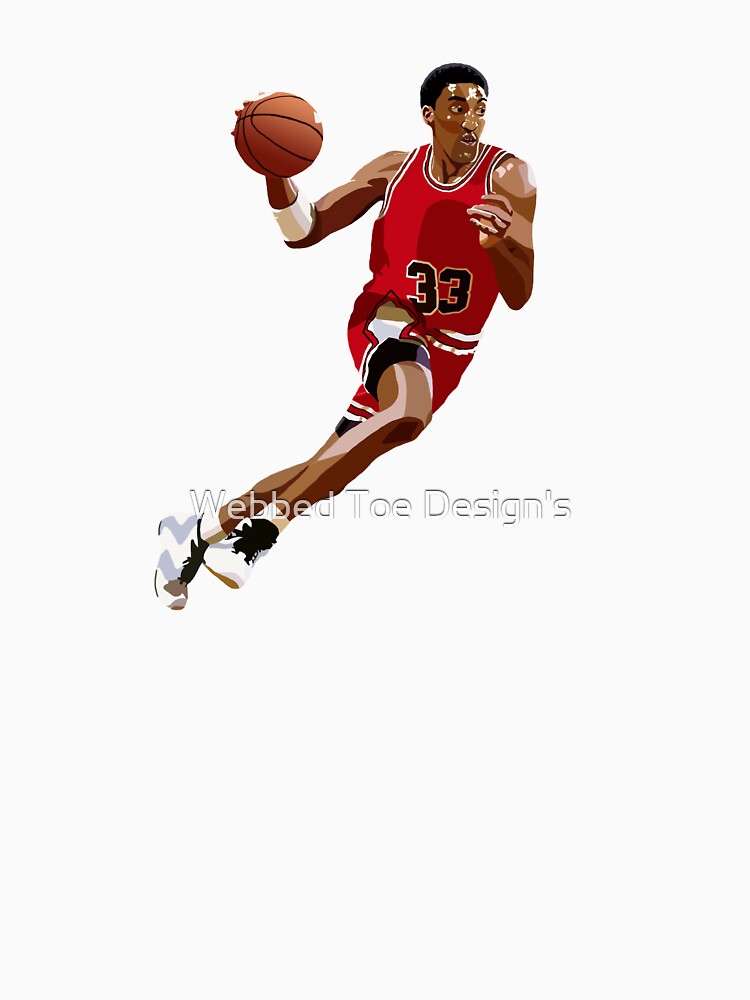 "Scottie Pippen" T-shirt by TDCartoonArt | Redbubble