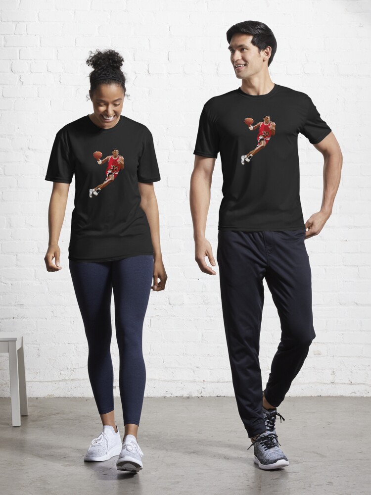 Vintage Nike Scottie Pippen Player Black T Shirt (Size M) NWT