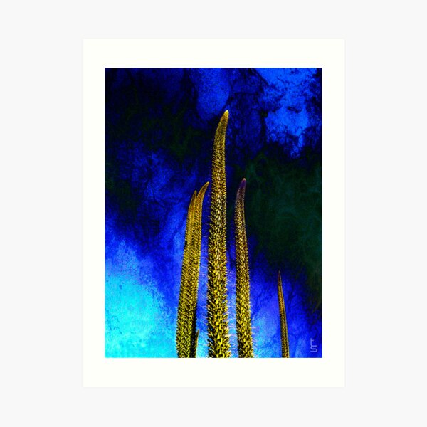 Alien Cacti Art Print