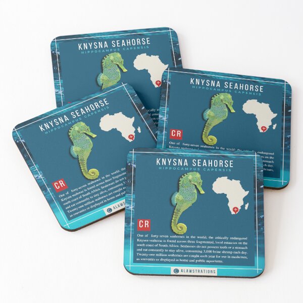 Item preview, Knysna Seahorse (Hippocampus capensis) designed and sold by Alawstrations.