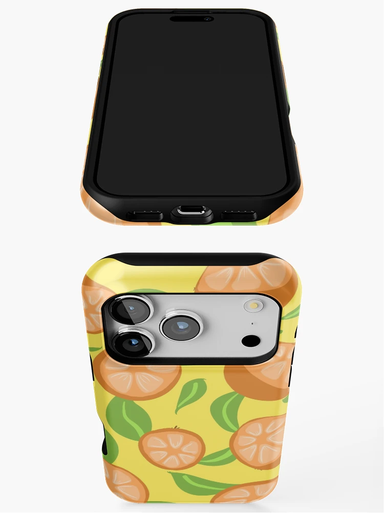 Thumbnail 3 of 4, iPhone Case, Bright Oranges designed and sold by pixiekitcat.