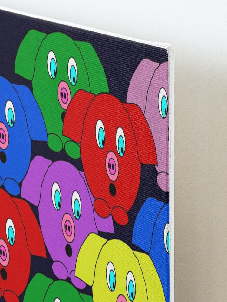 Alternate view of Mister Piggy Mounted Print