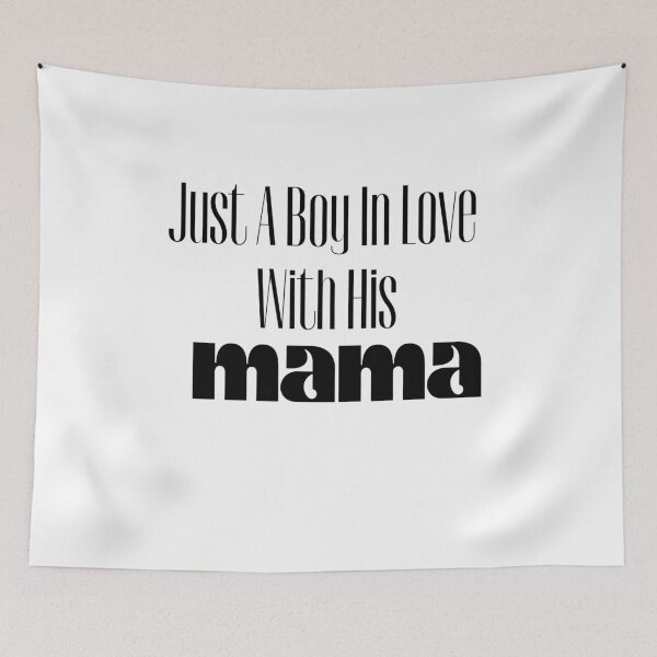 Item preview, Just A Boy In Love With His Mama,Mommy and Me Shirt Set Mother and Son,Funny designed and sold by Barwane Products.